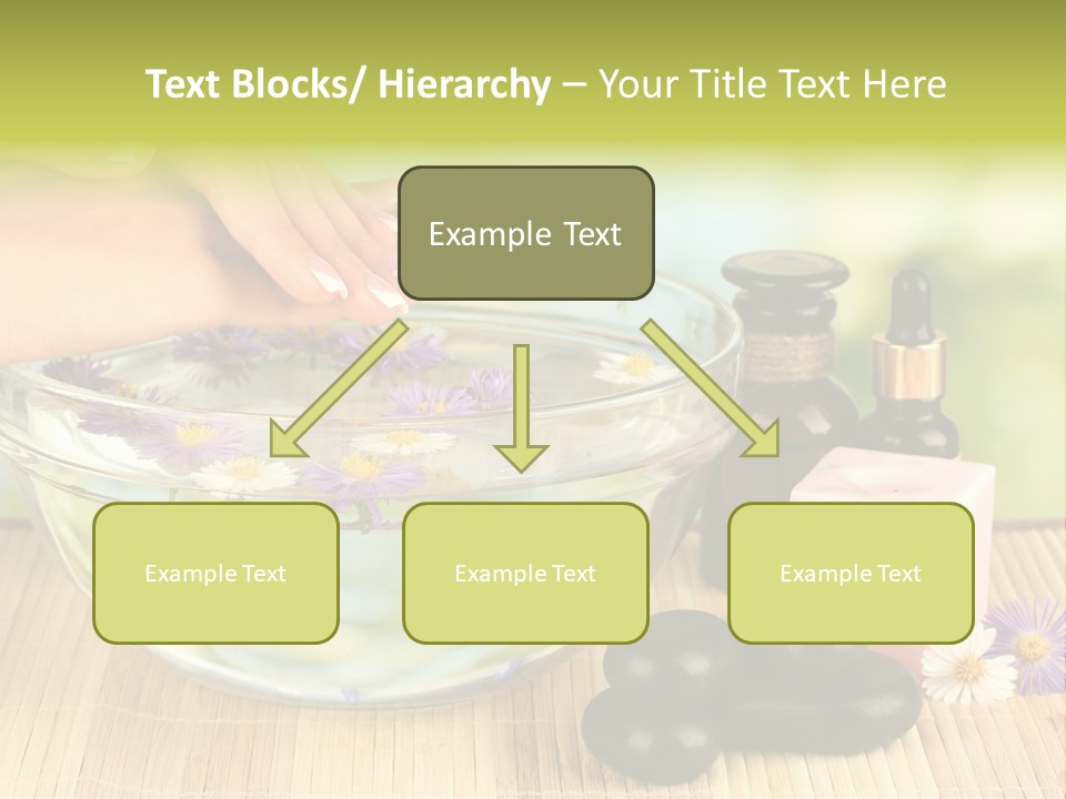 Beige White Hand PowerPoint Template