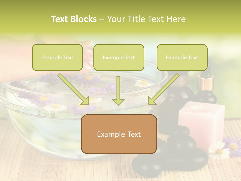 Beige White Hand PowerPoint Template