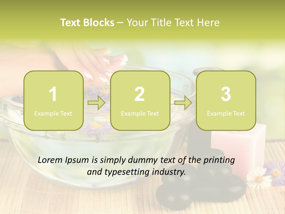 Beige White Hand PowerPoint Template