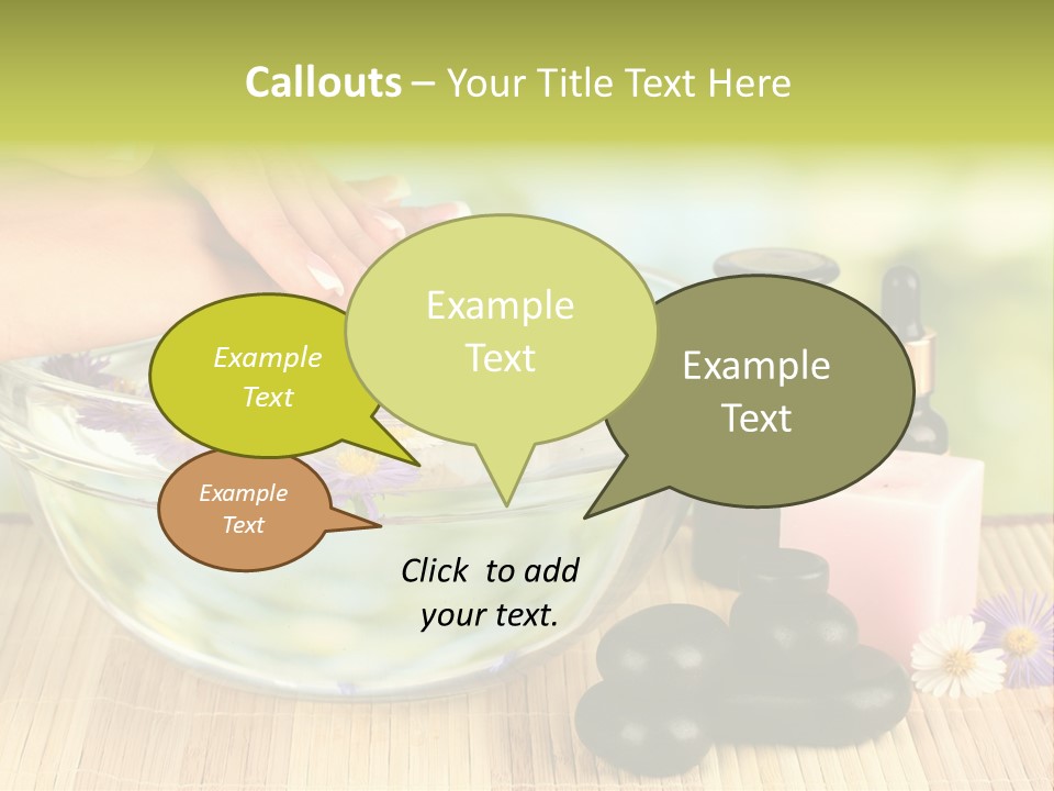 Beige White Hand PowerPoint Template