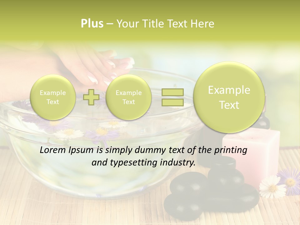 Beige White Hand PowerPoint Template