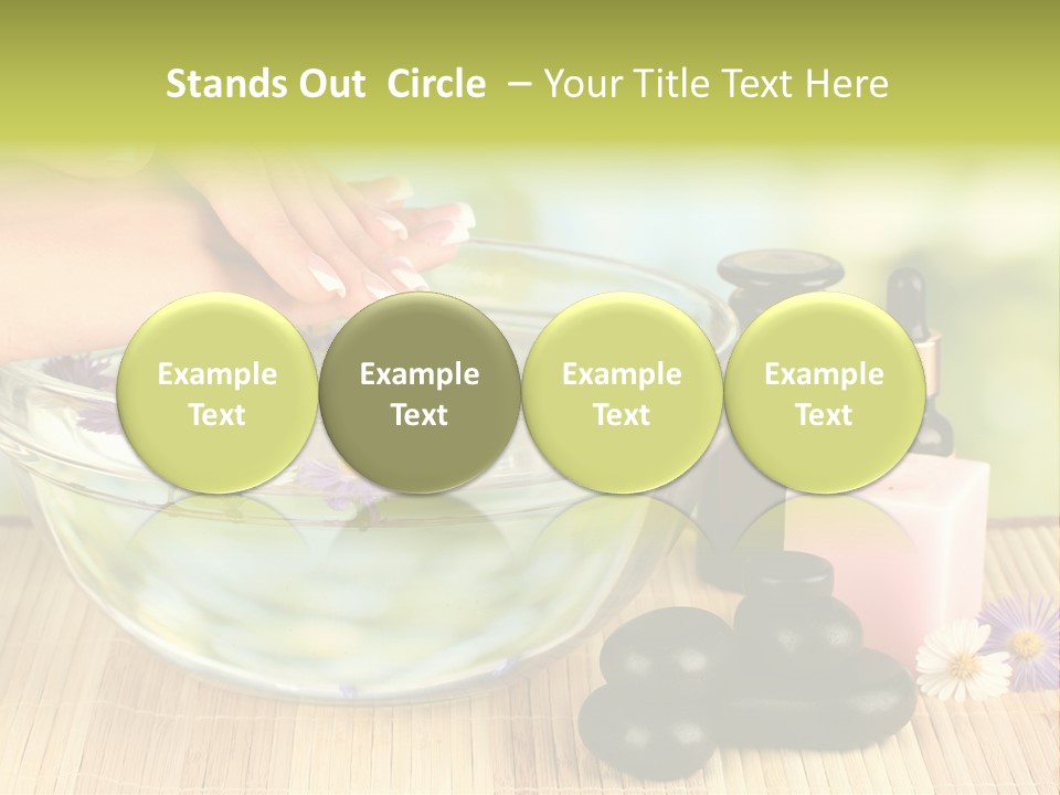 Beige White Hand PowerPoint Template