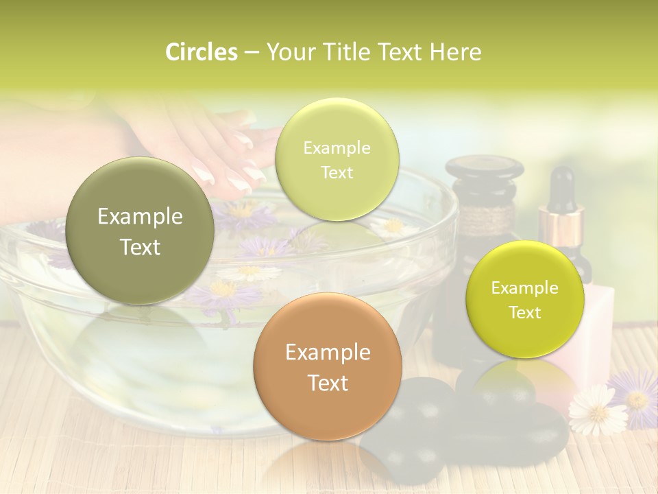 Beige White Hand PowerPoint Template