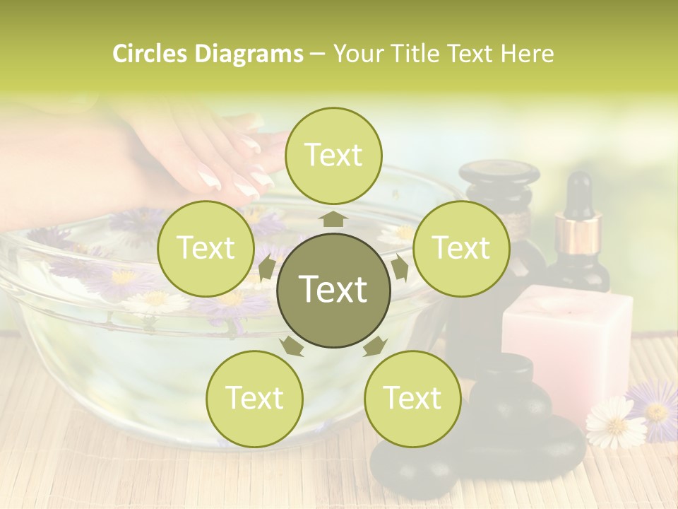 Beige White Hand PowerPoint Template