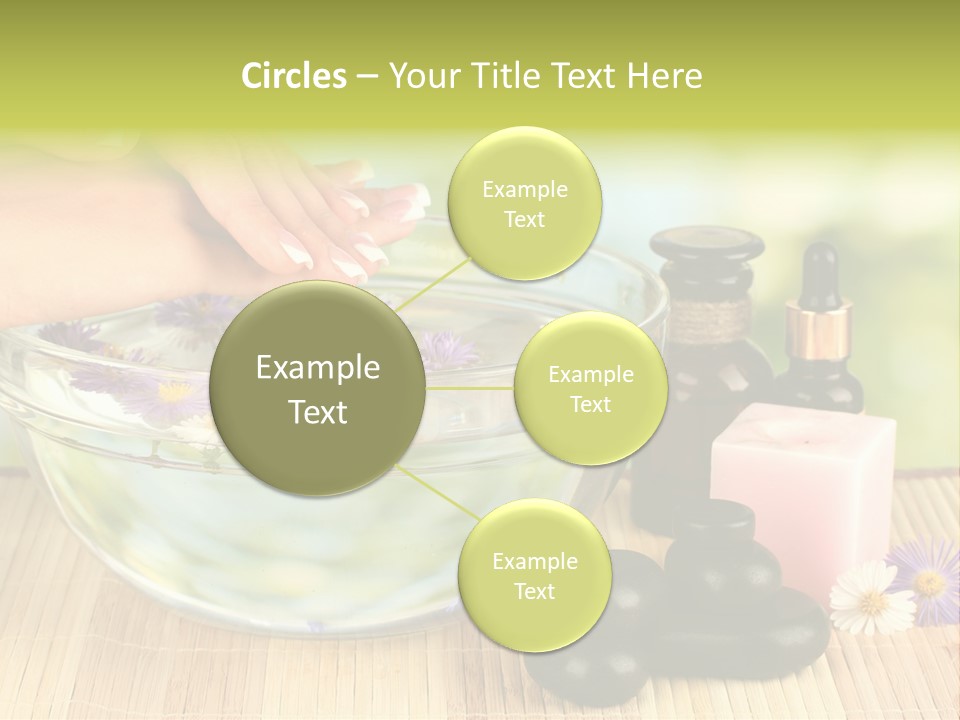 Beige White Hand PowerPoint Template