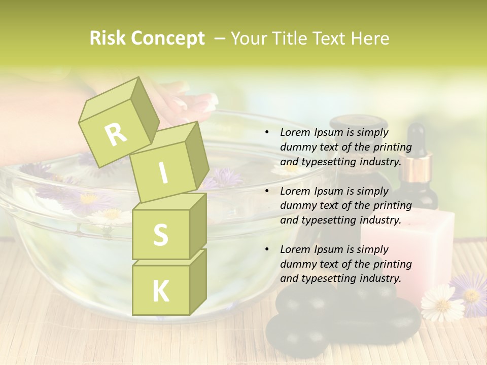 Beige White Hand PowerPoint Template