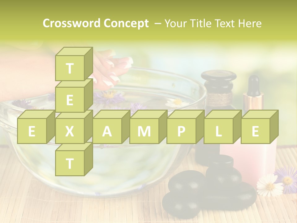 Beige White Hand PowerPoint Template