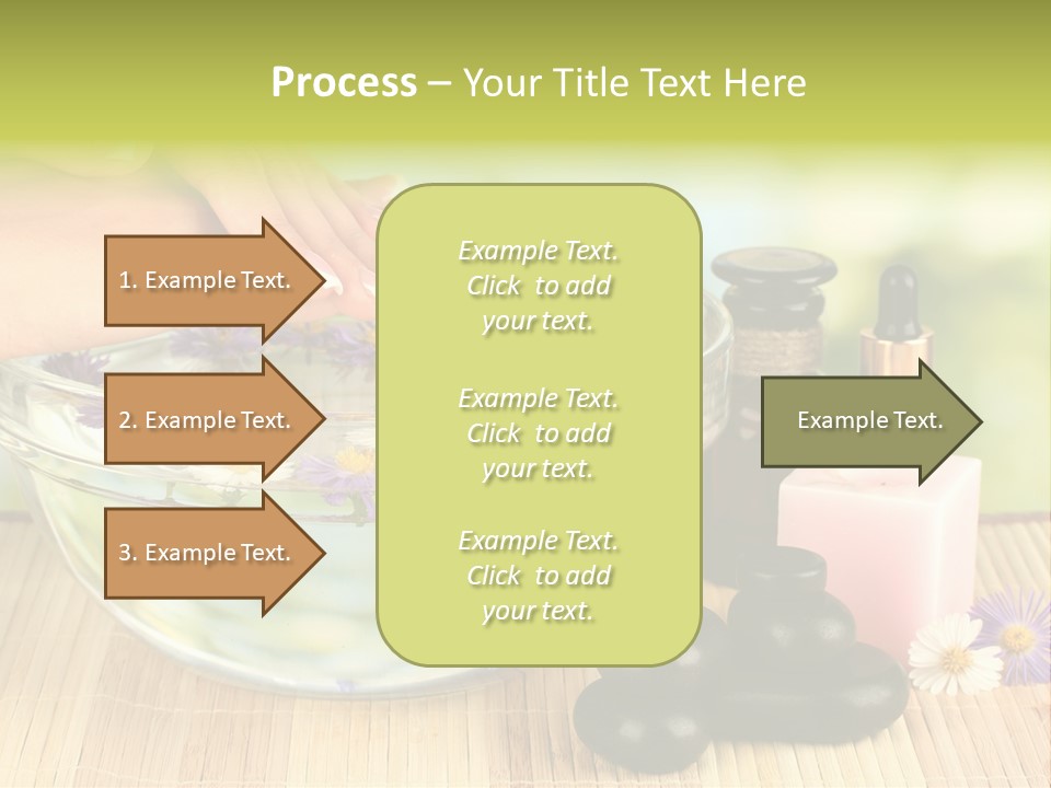 Beige White Hand PowerPoint Template