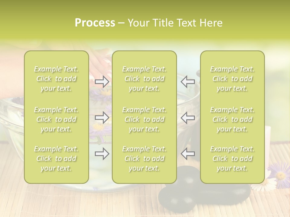 Beige White Hand PowerPoint Template