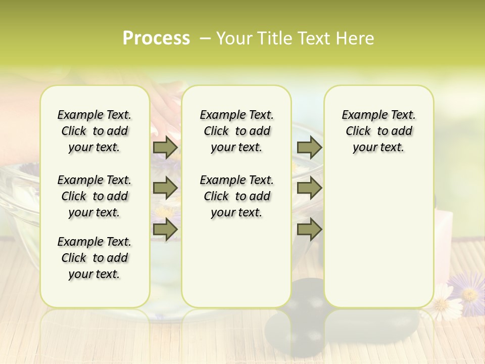 Beige White Hand PowerPoint Template