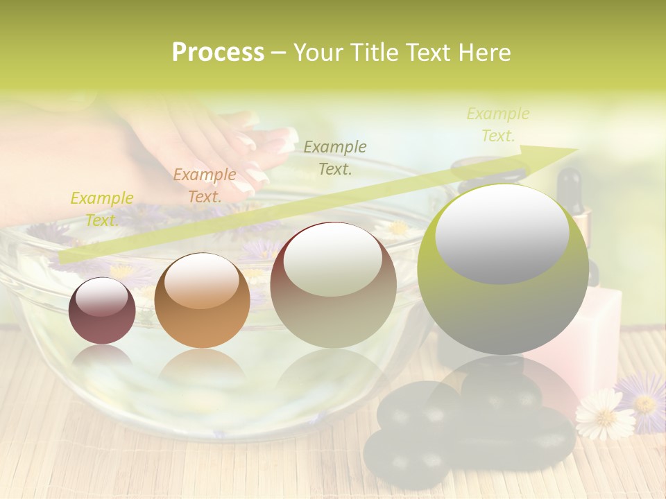 Beige White Hand PowerPoint Template