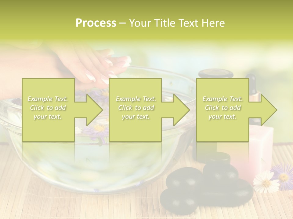 Beige White Hand PowerPoint Template