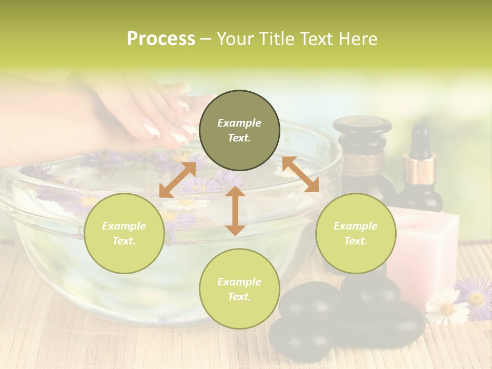 Beige White Hand PowerPoint Template