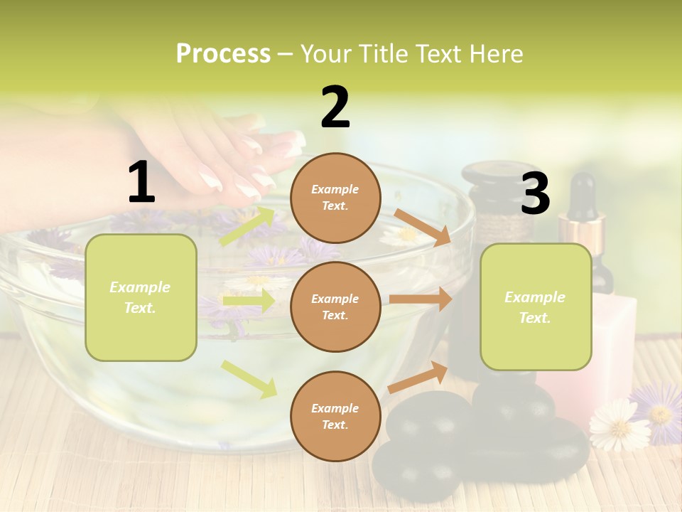 Beige White Hand PowerPoint Template