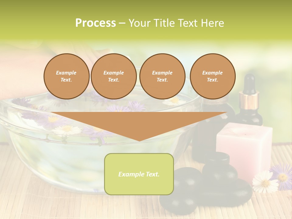 Beige White Hand PowerPoint Template