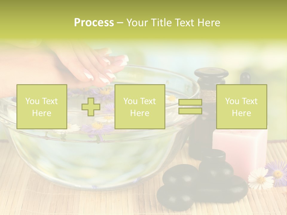 Beige White Hand PowerPoint Template