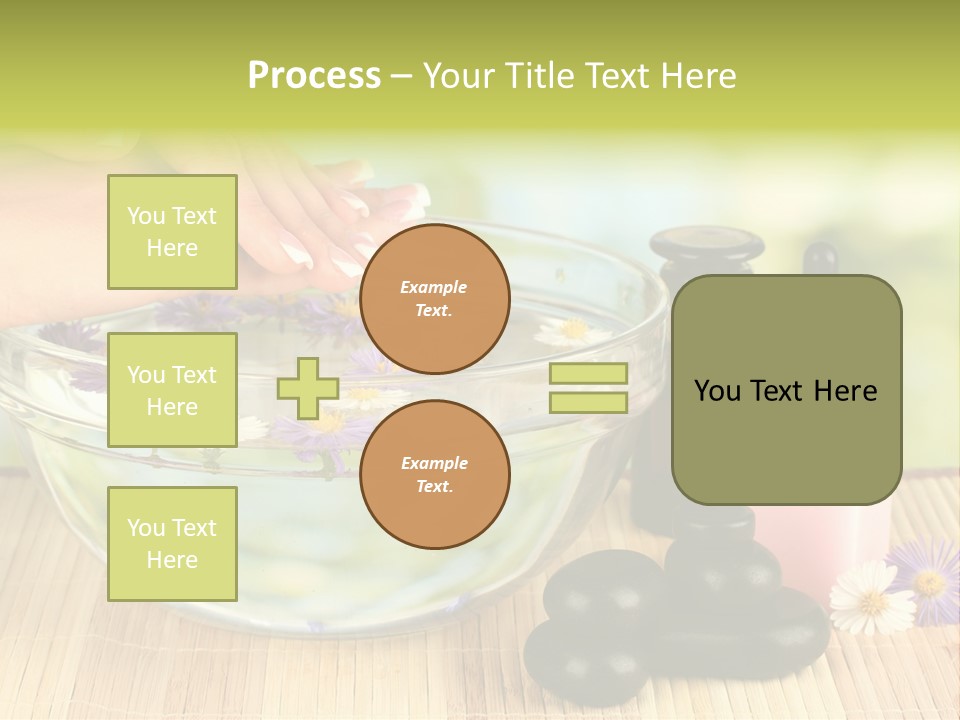 Beige White Hand PowerPoint Template