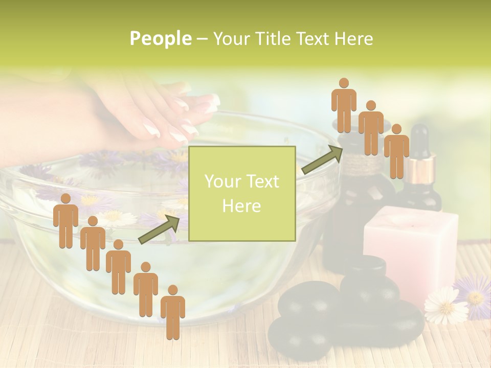 Beige White Hand PowerPoint Template