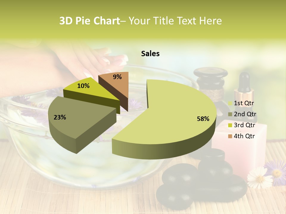 Beige White Hand PowerPoint Template