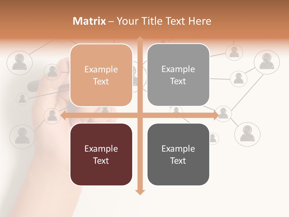Globalization Organization Diagram PowerPoint Template