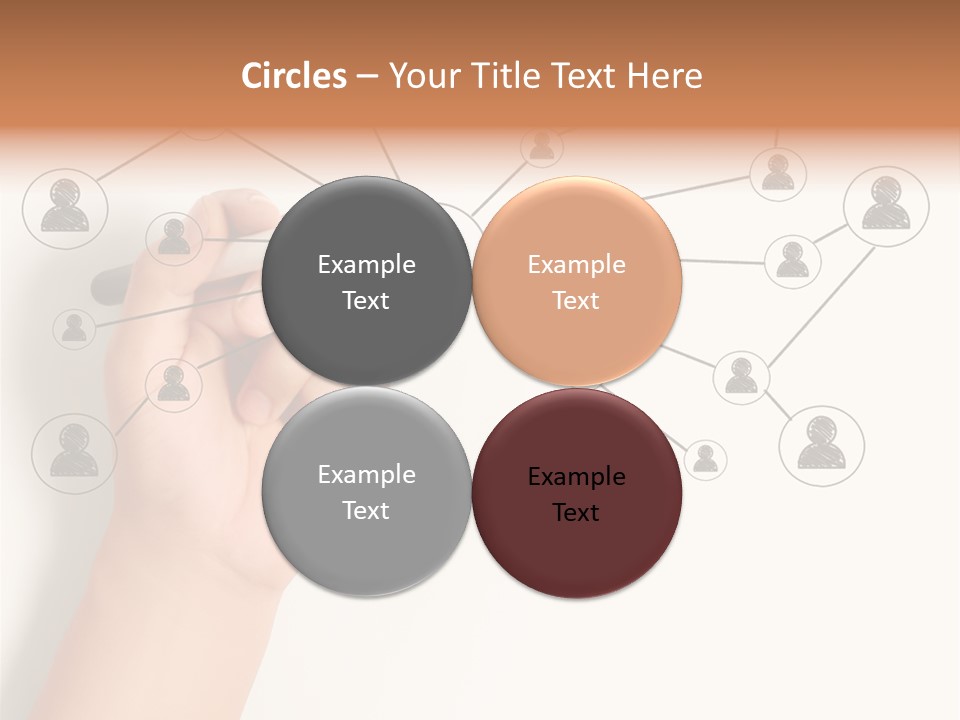 Globalization Organization Diagram PowerPoint Template