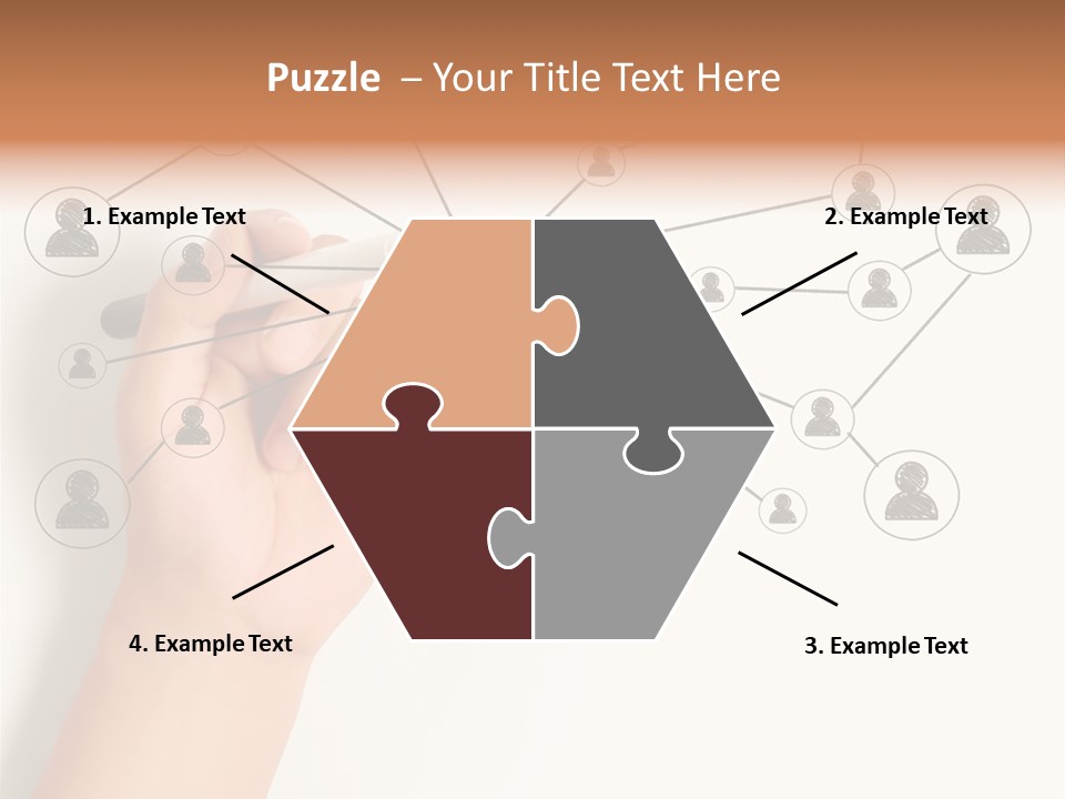 Globalization Organization Diagram PowerPoint Template