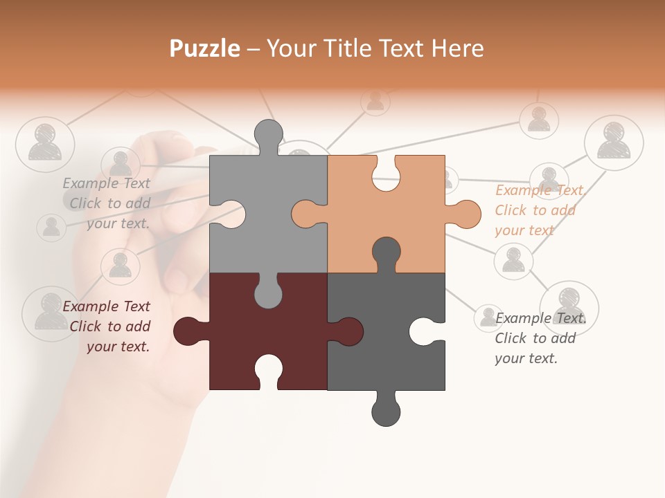 Globalization Organization Diagram PowerPoint Template