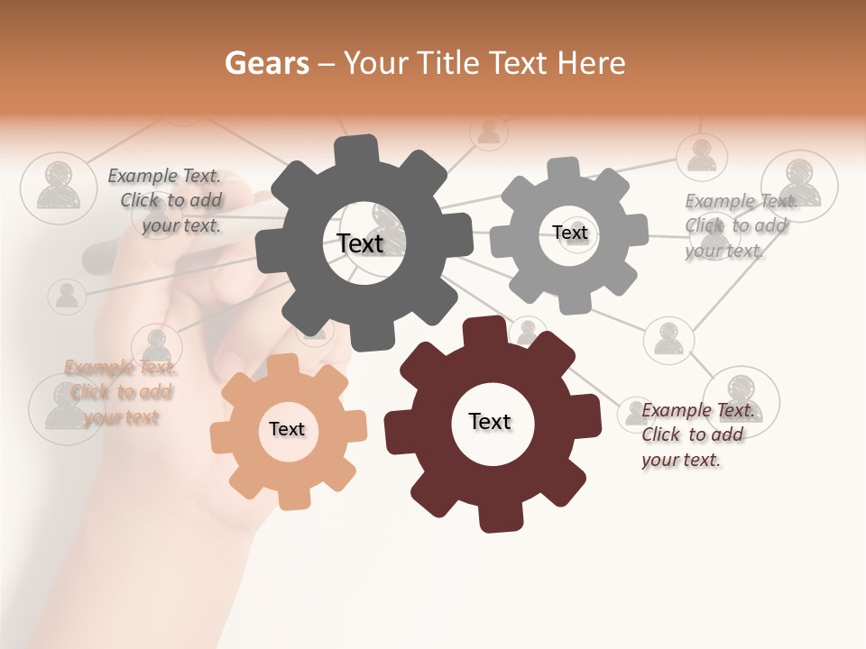 Globalization Organization Diagram PowerPoint Template