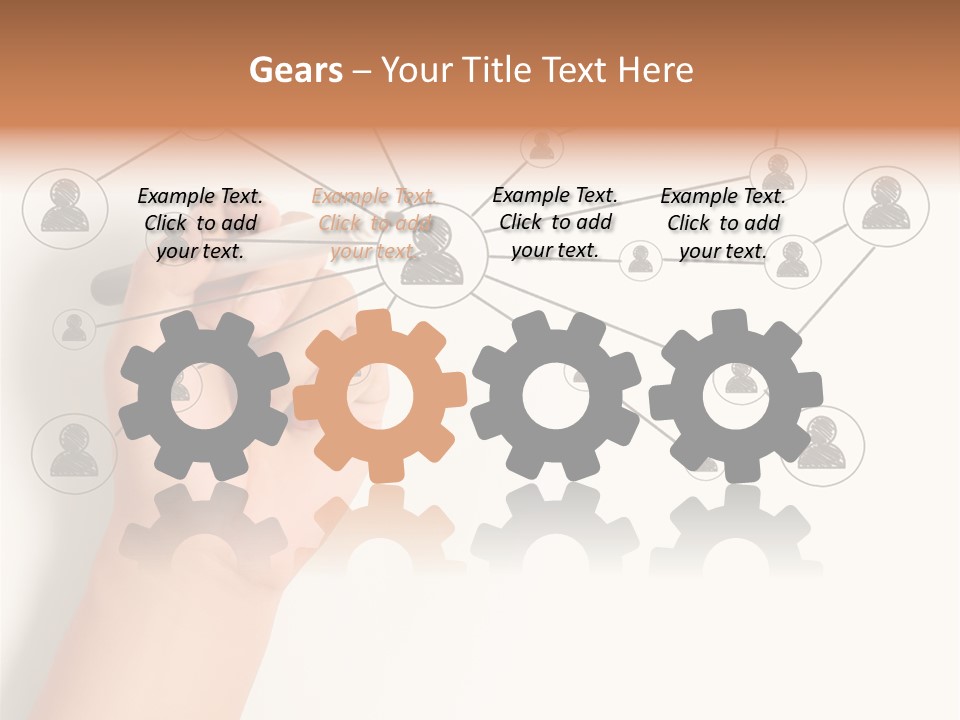 Globalization Organization Diagram PowerPoint Template