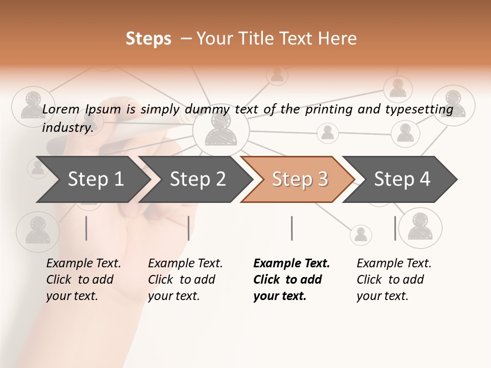 Globalization Organization Diagram PowerPoint Template