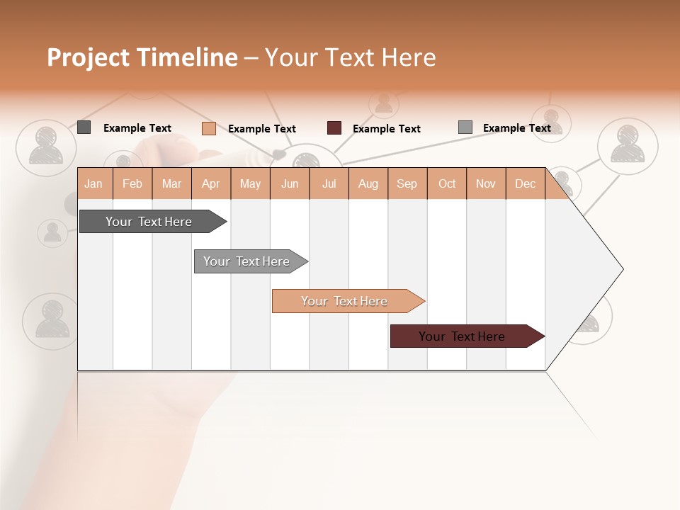 Globalization Organization Diagram PowerPoint Template