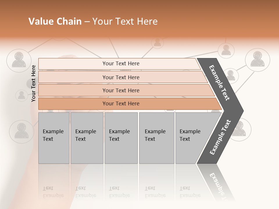 Globalization Organization Diagram PowerPoint Template