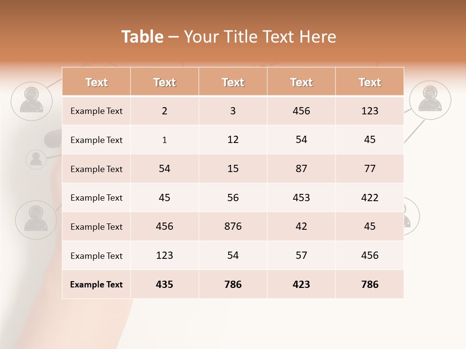 Globalization Organization Diagram PowerPoint Template