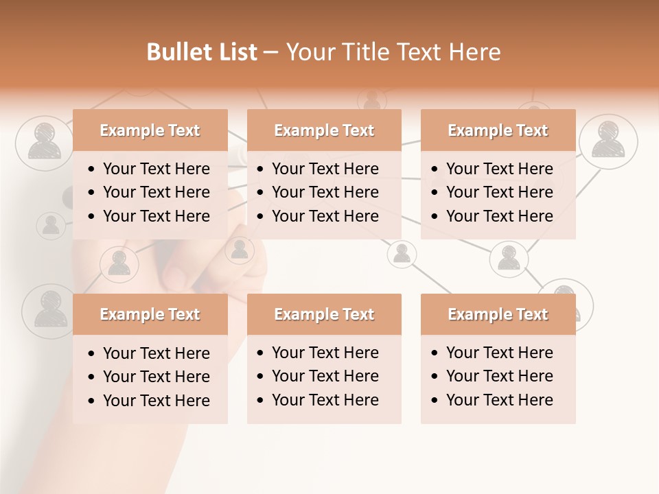 Globalization Organization Diagram PowerPoint Template
