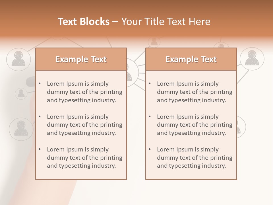 Globalization Organization Diagram PowerPoint Template