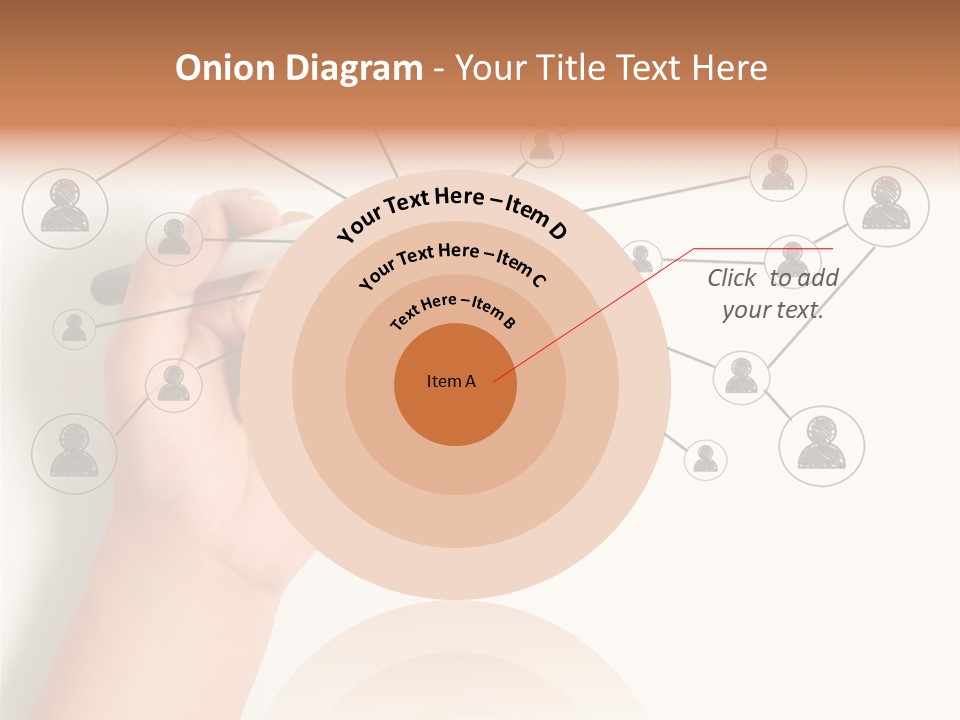 Globalization Organization Diagram PowerPoint Template