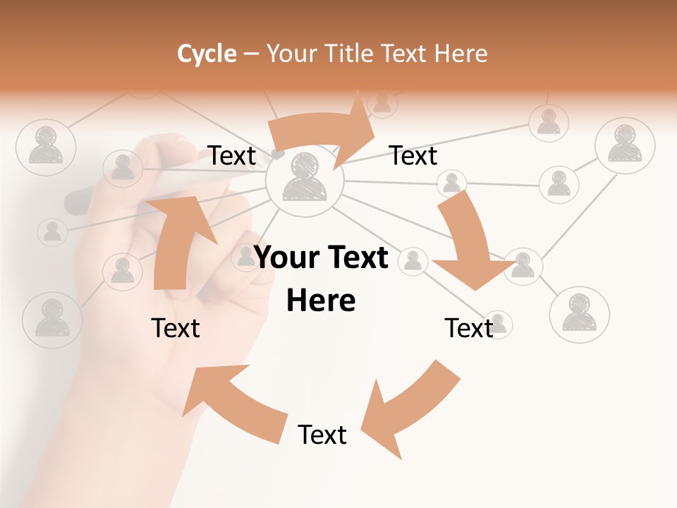 Globalization Organization Diagram PowerPoint Template