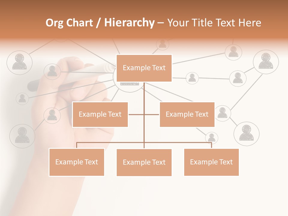 Globalization Organization Diagram PowerPoint Template