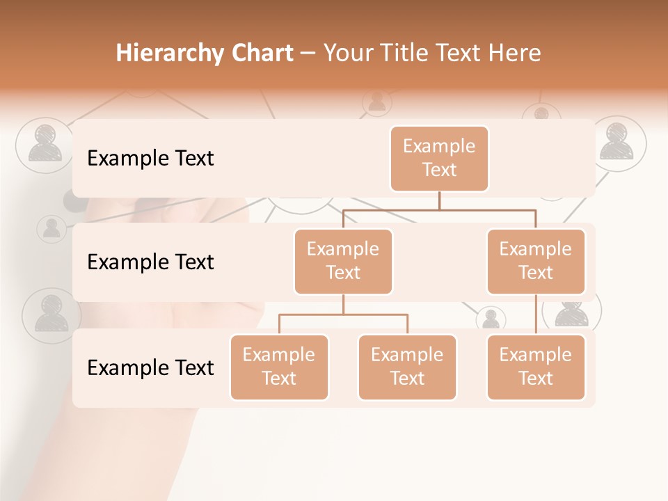 Globalization Organization Diagram PowerPoint Template