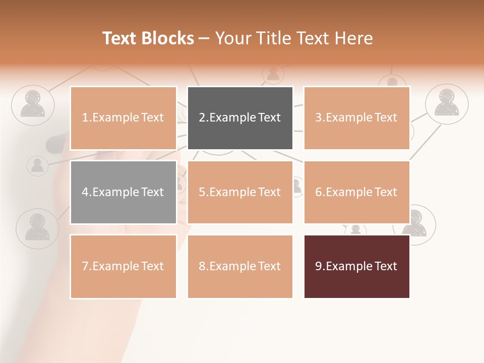Globalization Organization Diagram PowerPoint Template