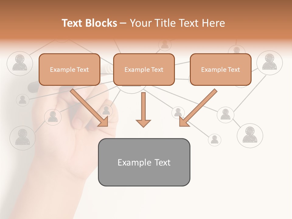 Globalization Organization Diagram PowerPoint Template