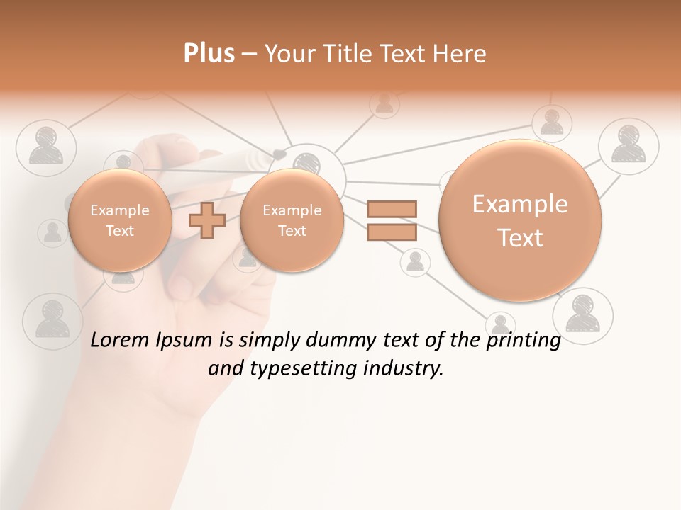 Globalization Organization Diagram PowerPoint Template
