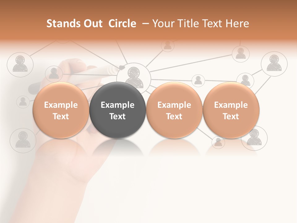 Globalization Organization Diagram PowerPoint Template