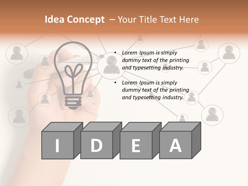 Globalization Organization Diagram PowerPoint Template