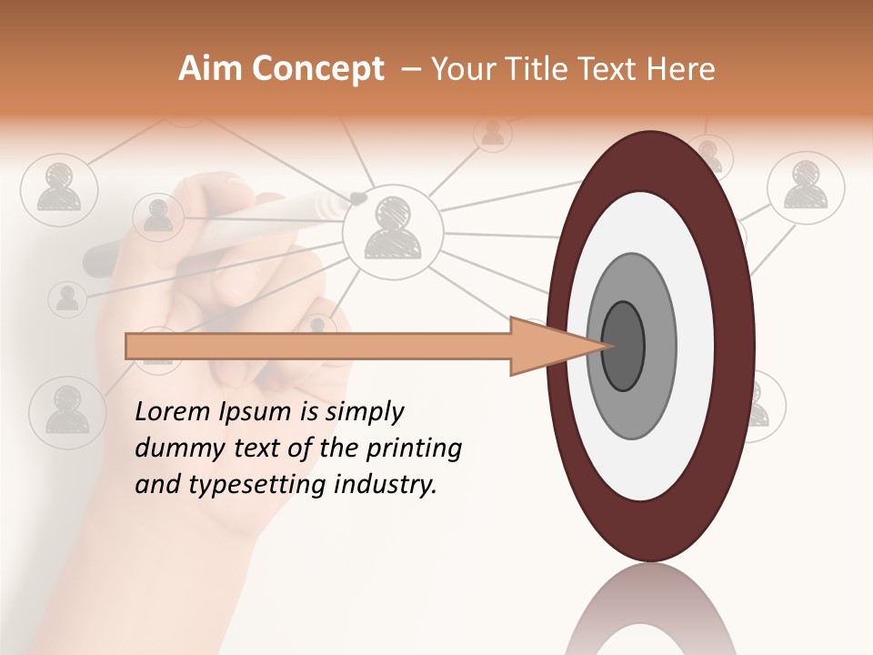 Globalization Organization Diagram PowerPoint Template