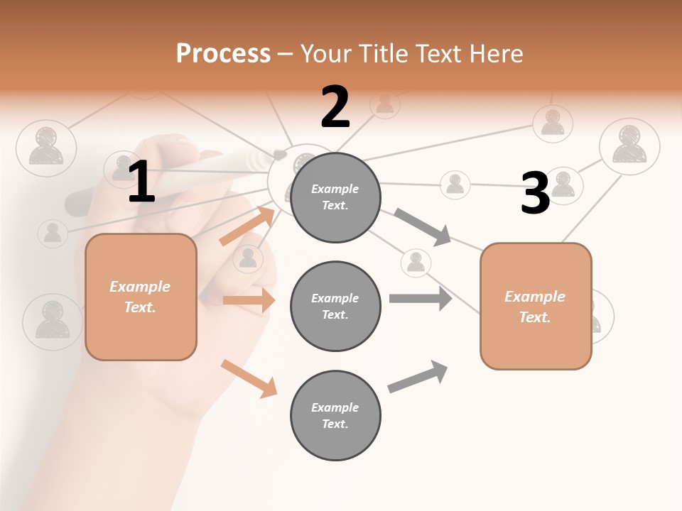 Globalization Organization Diagram PowerPoint Template