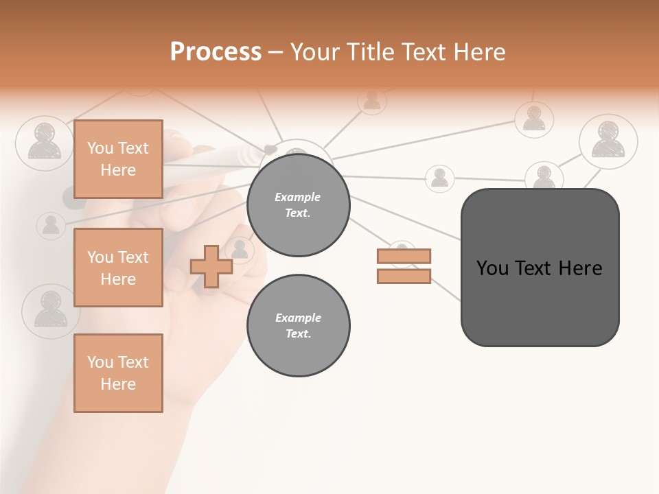 Globalization Organization Diagram PowerPoint Template
