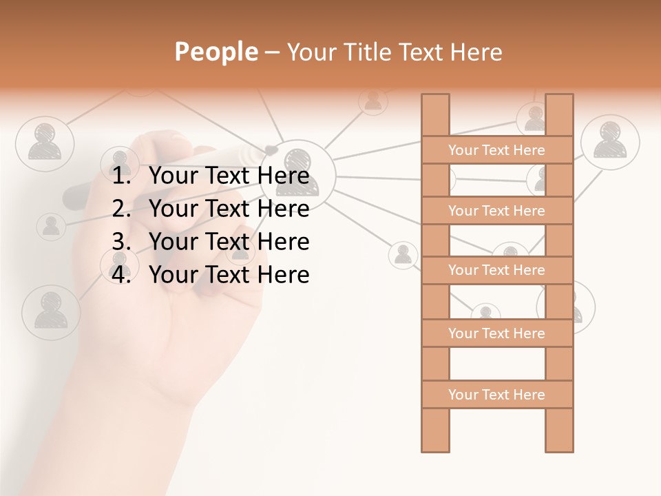 Globalization Organization Diagram PowerPoint Template