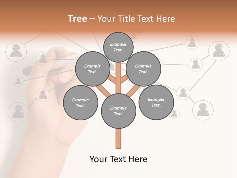 Globalization Organization Diagram PowerPoint Template