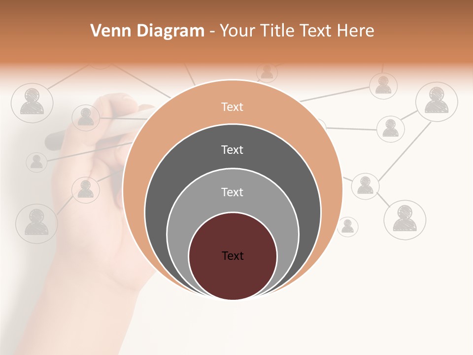 Globalization Organization Diagram PowerPoint Template